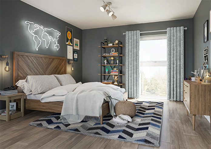 Urbanite, Frosted Steel - Made to Measure Curtains - Image 8